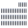 thumbnail image 1 of Fountain Pen Refill 50 Pieces Red Fountain Pen Ink Cartridges for Smooth Writing Experience, 1 of 7