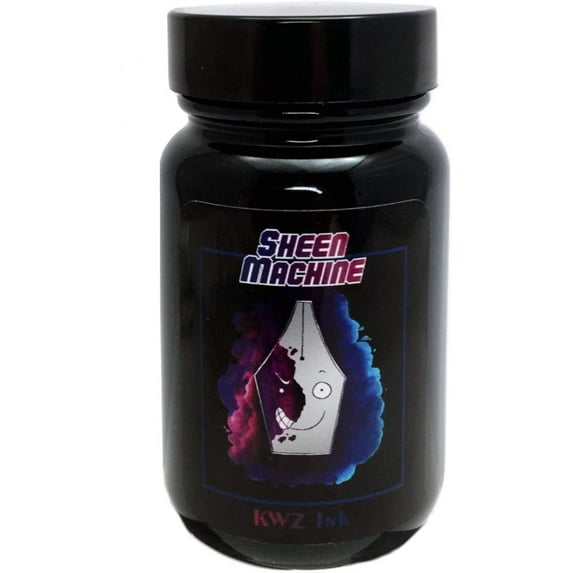 Fountain Pen - Sheen Machine Blue/Purple - 60 ml Glass Bottle