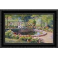 thumbnail image 1 of Fountain in Marquayrol 24x18 Black Ornate Wood Framed Canvas Art by Martin, Henri, 1 of 2
