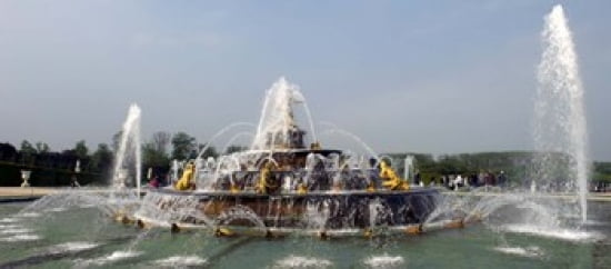 Fountain in a garden Bassin De Latone Versailles Paris Ile-de-France France Canvas Art - Panoramic Images (30 x 14)