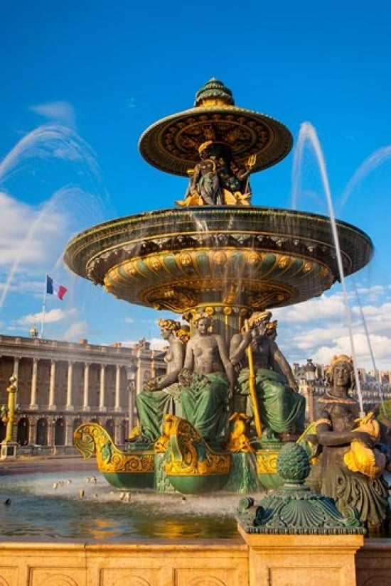 Fountain of River Commerce and Navigation Canvas Art - Brian Jannsen DanitaDelimont (24 x 36)