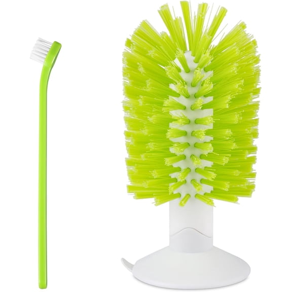 Fountwell 2 Pack Turtle Shell Brush with Suction Cup Tortoise Shell Cleaning Brush for Tank Aquatic Turtle Accessories