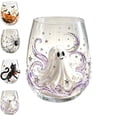thumbnail image 1 of Fountwell 3D Halloween Goblet Set Gothic Pumpkin Skull Ghost Glass for Home Bar Decor Gift, 1 of 9