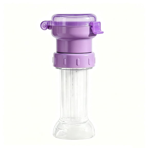 Fountwell Anti-Choke Straw Lid Converter, PP+ Silicone Replacement Cap – Leakproof Sippy Cup Lid for Water Bottles, To-ddlers, Ki+ds, Adults