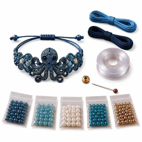 Fountwell Beaded Bracelet Making Kit for Beginners DIY Animal Bead Craft Set Creative Jewelry Making Supplies Gift