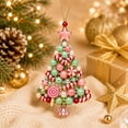 thumbnail image 1 of Fountwell DIY Beaded Christmas Tree Kit 3D Crystal Tree Craft Set for Adults Holiday Gift, 1 of 7