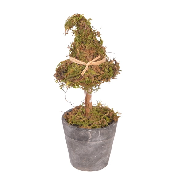 Fountwell Mini Witch Hat Halloween Decoration Desktop Potted Plant Accessory Vintage Spooky Gift