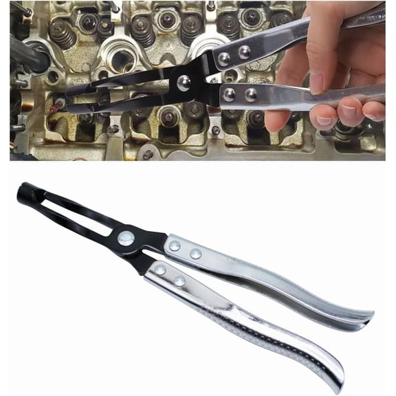 Fountwell Valve Stem Seal Pliers 27cm – Heavy Duty Valve Seal Remover & Installer Tool for Car, Truck, SUV & Motorcycle