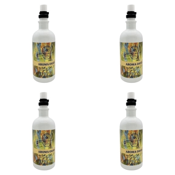 Four 4x (4)Bath and Body Works Aroma Oasis Pineapple + Lime + Eucalyptus Oils (5.3 Oz)