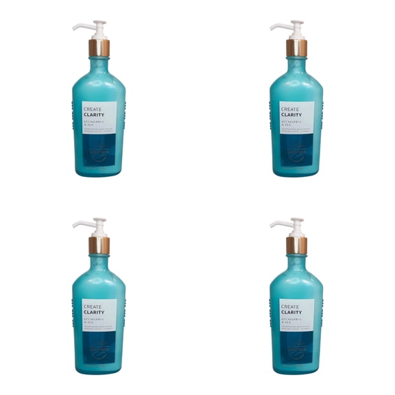 Four 4x (4)Bath and Body Works Create Clarity Eucalyptus & Tea Body Lotion (6.5 FL OZ / 192 mL) Aroma
