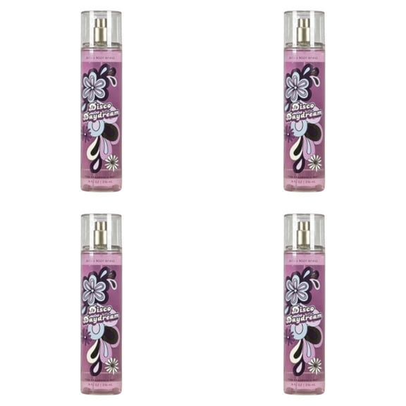 Four 4x (4)Bath and Body Works Disco Daydream Fine Fragrance Mist Spray (8 OZ)