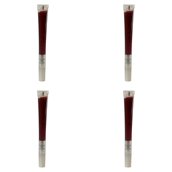 Four 4x (4) Bath and Body Works Fearless Ruby Lip Glossies Gloss (0.34 oz)