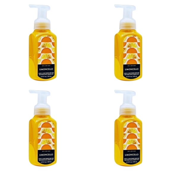 Four 4x (4)Bath and Body Works Lemoncello Foaming Hand Soap (8.75 oz / 259 mL)
