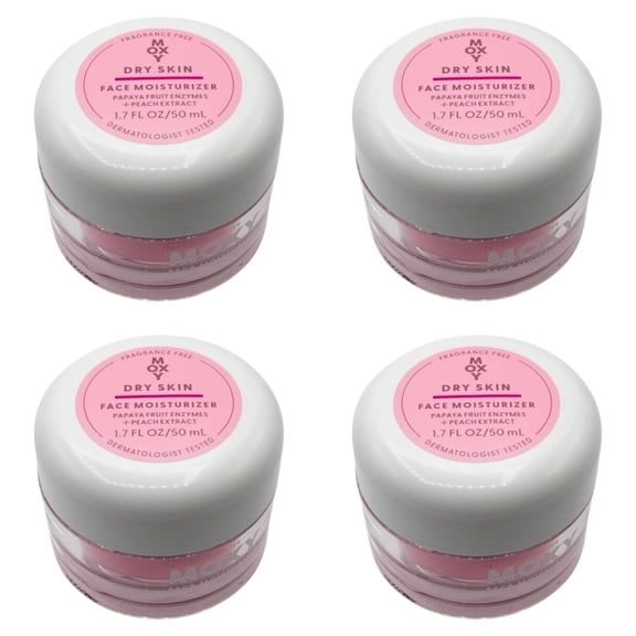 Four 4x (4)Bath and Body Works Moxy Dry Skin Face Moisturizer (1.7 OZ)
