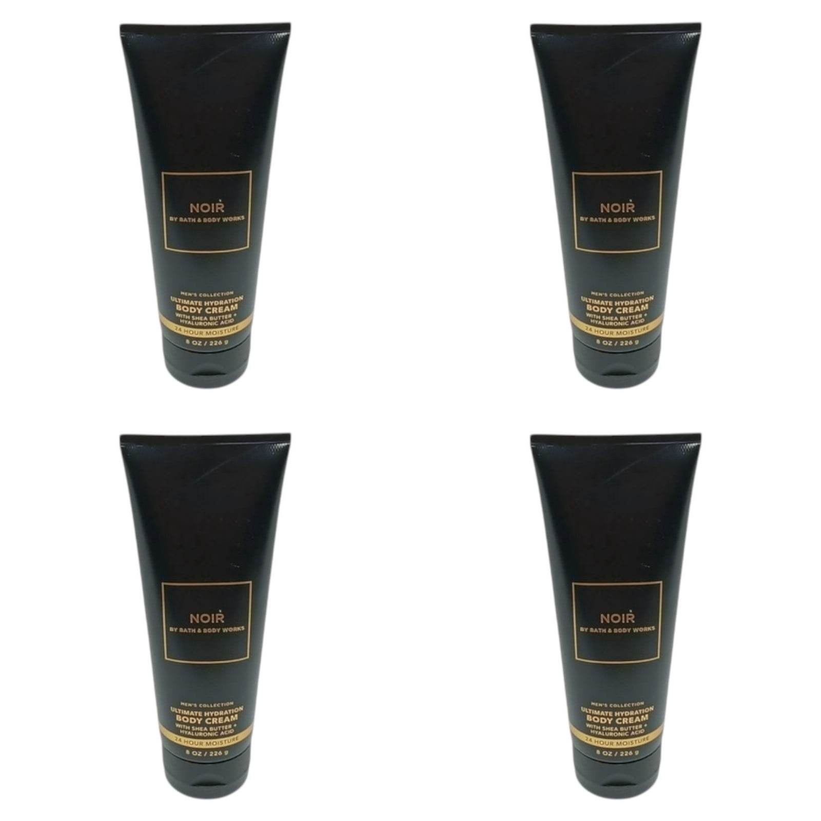 Four 4x (4)Bath and Body Works Noir Ultimate Hydration Body Cream