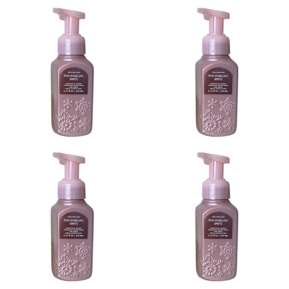 Four 4x (4)Bath and Body Works Pink Sparkling Spritz Foaming Hand Soap (8.75 oz)