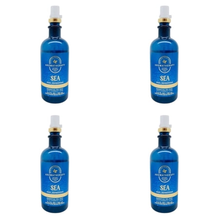 Four 4x (4)Bath and Body Works Sea Soul Refreshing Essential Oil Mist (5.3 OZ)