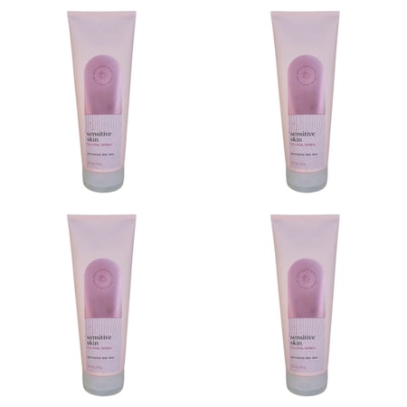 Four 4x (4)Bath and Body Works Sensitive Skin Colloidal Oatmeal Body Wash (10 OZ)