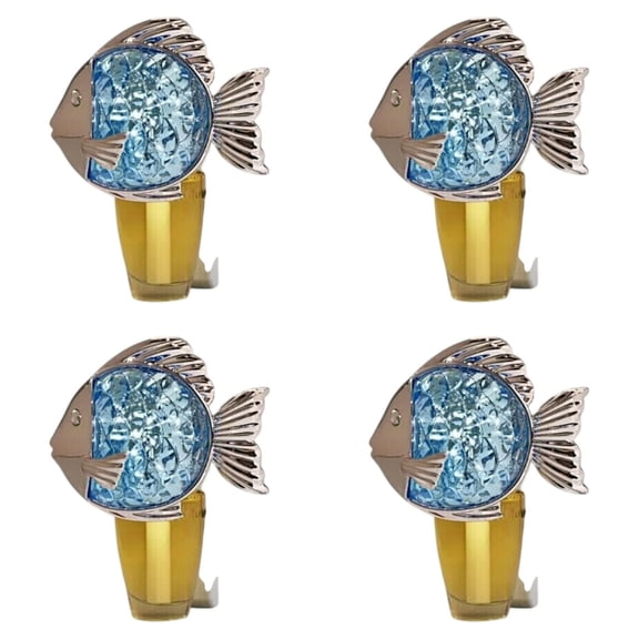 Four 4x (4)Bath and Body Works Wallflowers Fragrance Wall Plug Scent Oil Diffuser