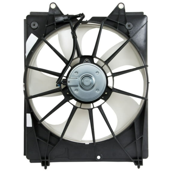 Four 76236 Radiator Fan Assembly Fits select: 2011-2017 HONDA ODYSSEY, 2010-2013 ACURA MDX