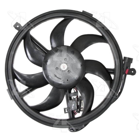 Four 76308 Radiator Fan Assembly Fits select: 2011-2016 MINI COOPER