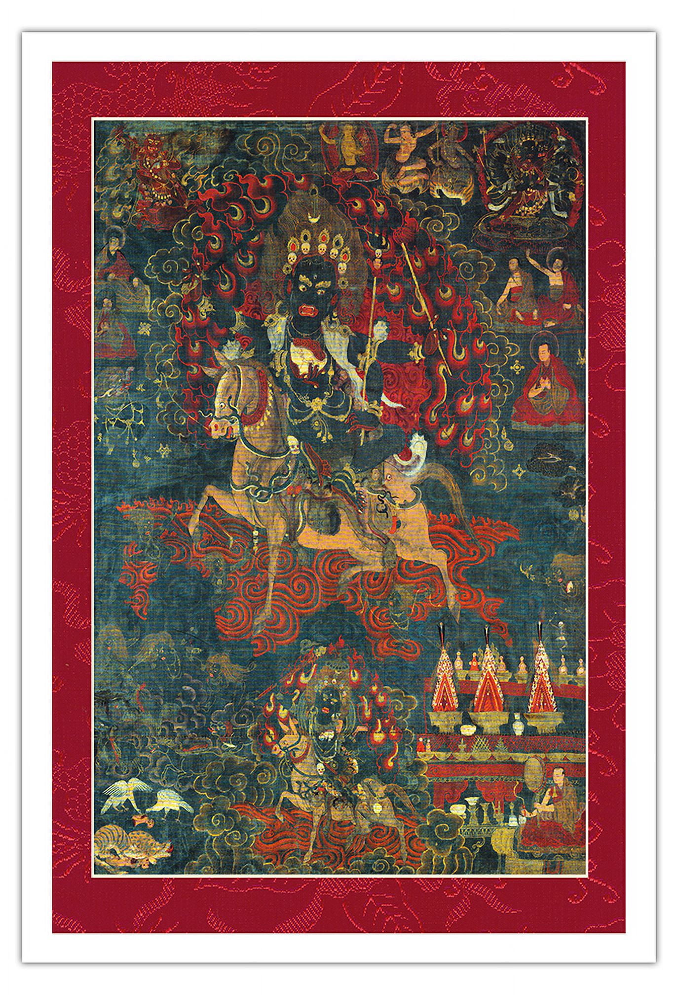 Four-Armed Shri Devi Dusolma - Tantric Buddhist Protector Deity ...