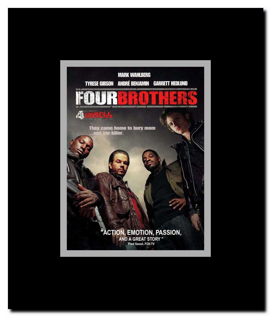 Four Brothers Framed Movie Poster