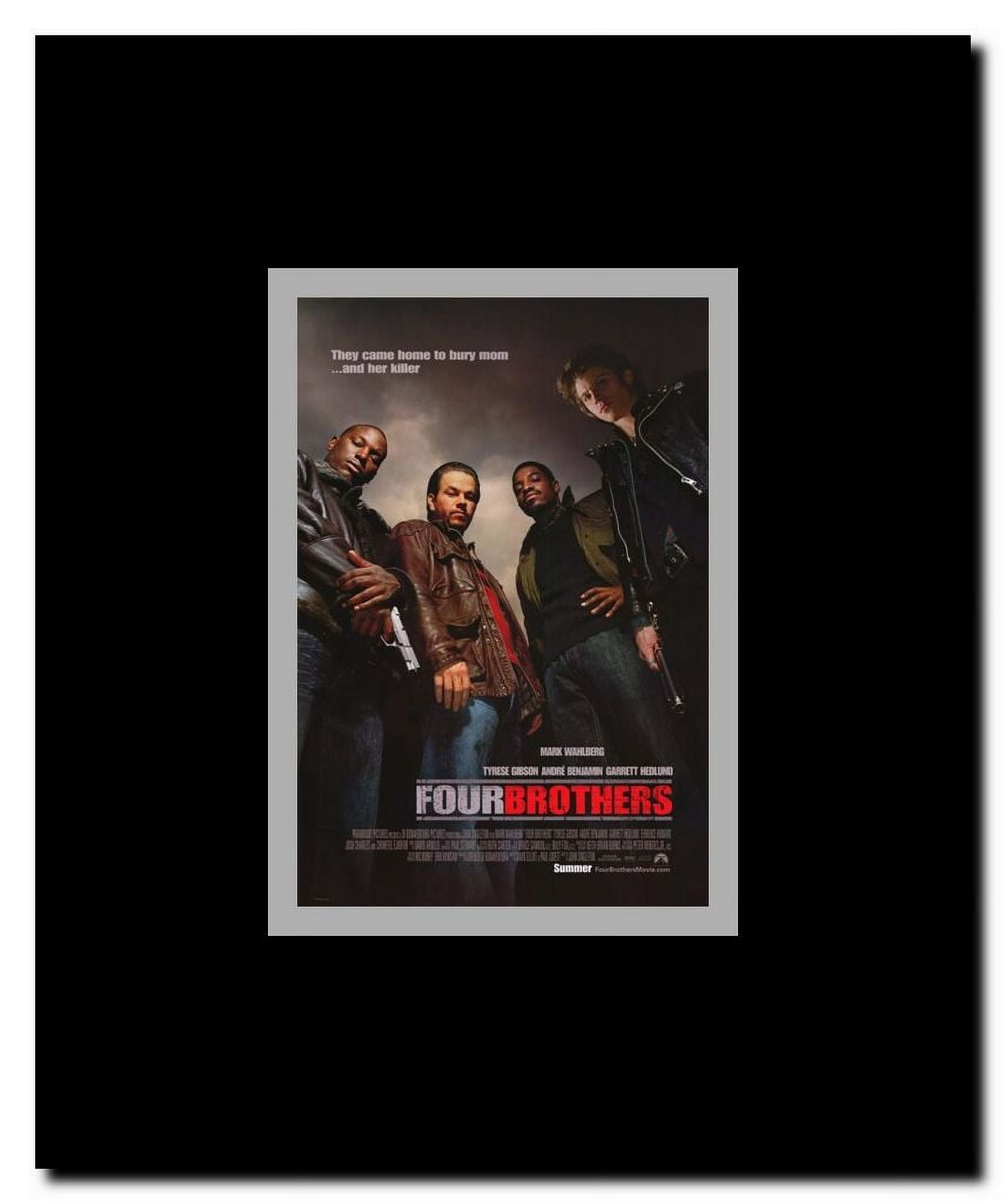 Four Brothers Framed Movie Poster
