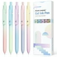 thumbnail image 1 of Four Candies Gel Pens, 5 Pcs 0.7mm Quick Dry Black Ink Pens Fine Point Smooth Writing High-End Series Unique Pens, Fun Pretty Cute Pens Gifts (Gradient), 1 of 7