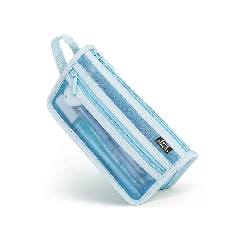 Four Candies Large Capacity Pencil Case, Pencil Case with Zipper