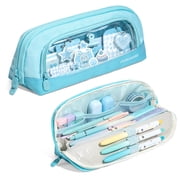 Four Candies Cute Pencil Case, Magnetic Design Pencil Pouch Blue