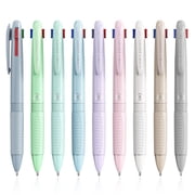 Four Candies Multicolor Pens, 4-in-1 Colored Pen, 9 Pack 1.0mm 4 Color Pens, Quick Dry Nurse Pens, Smooth Writing Colored Ink Pens, Comfort Grip & Macaron Office, Gifts For Women
