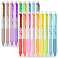 thumbnail image 1 of Four Candies 0.7mm Erasable Gel Pens, Make Mistakes Disappear Colored Pens, 18 Colors Retractable Fine Point Erasable Pens for Writing, Drawing, Planner Supplies, 1 of 7