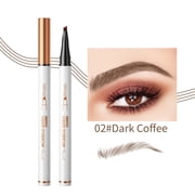 Four Claw Liquid Eyebrow Pencil for Waterproof and Sweat-Proof Makeup, Fine Tip Eyebrow Pencil for Natural Brows, Long-Lasting Eyebrow Pencil for All-Day Wear, Four-Head Split Eyebrow Pencil