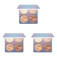 Four Color High Gloss Baking Powder Makeup To Enhance Contouring Powder