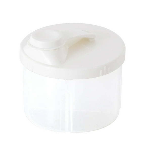 Four Compartment Portable Formula Dispenser Travel Food Storage Container For Milk Powder And Snacks