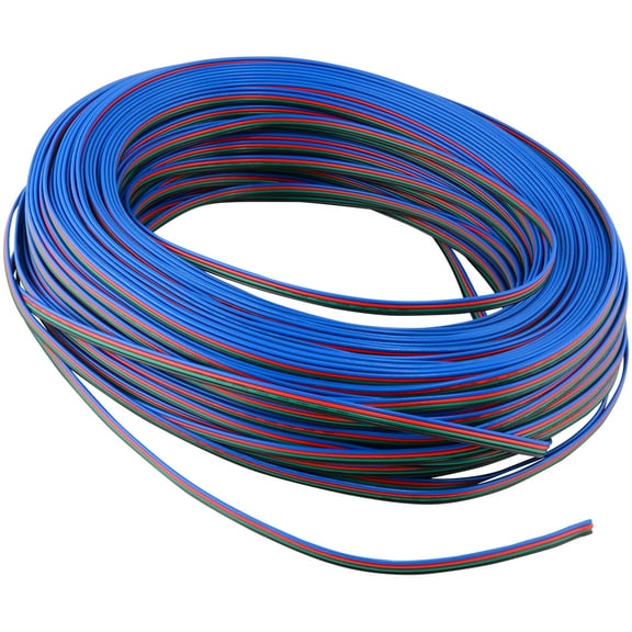 Four Conductor Wire for RGB LED Strip Light, Cut to Order (3 Feet/1 Meter)