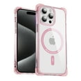 thumbnail image 1 of Four Corners Air Cushion Anti Drop Cell Phone Case for iPhone 16 Pro Max Translucent Magnetic[Compatible With Magsafe] Air Cushion Frame Protective Phone Case for iPhone 16 Pro Max, Pink, 1 of 7