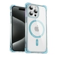 thumbnail image 1 of Four Corners Air Cushion Anti Drop Cell Phone Case for iPhone 16 Translucent Magnetic[Compatible With Magsafe] Air Cushion Frame Protective Phone Case for iPhone 16, Blue, 1 of 7