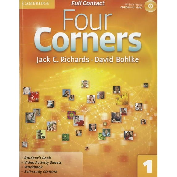 Four Corners Level 1 Full Contact with Self-Study CD-ROM