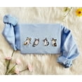 thumbnail image 1 of Four Cute Cats Embroidered Sweatshirt, 1 of 3