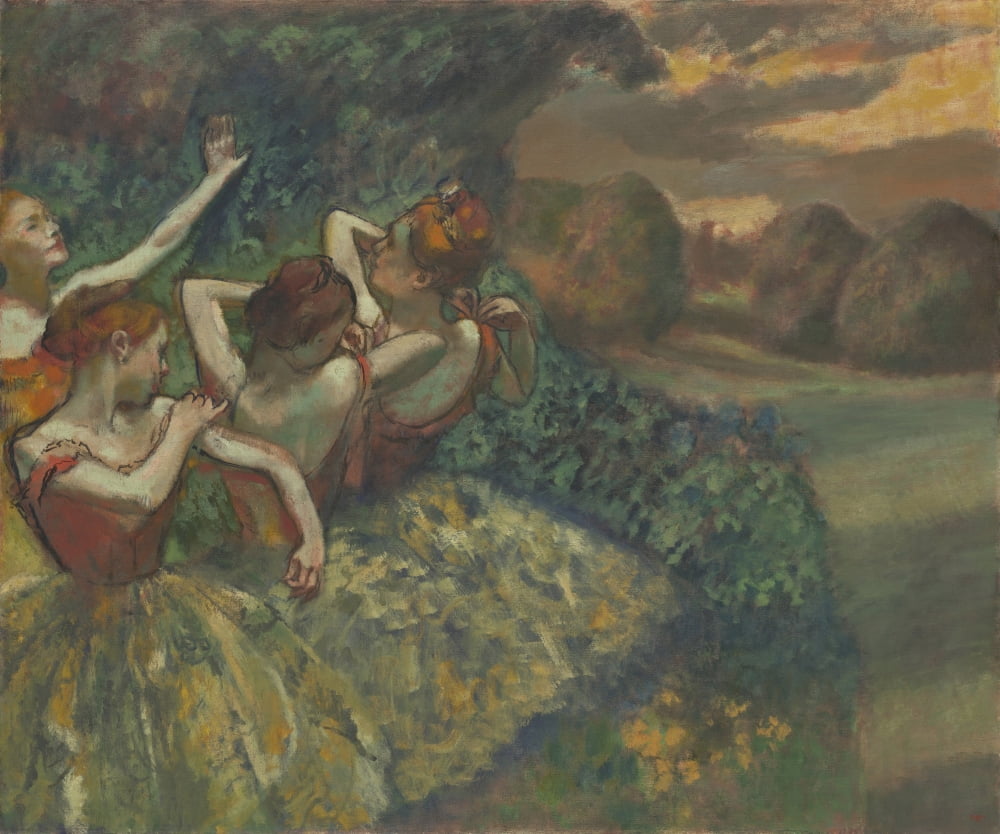 Four Dancers Canvas Art - (36 x 24)