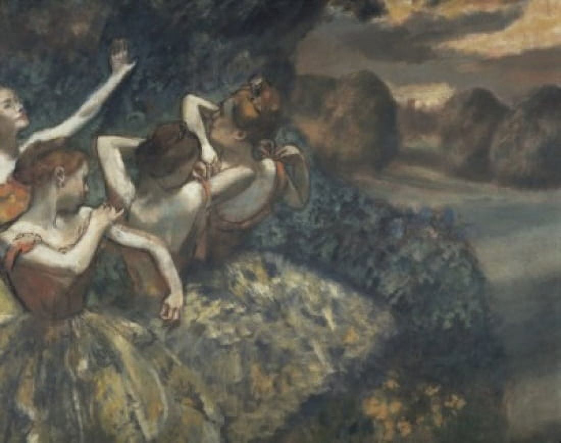 Four Dancers OIL ON CANVAS Degas Edgar 1834 d1917 French National Gallery of Art Washington DC Canvas Art - Edgar Degas (18 x 24)