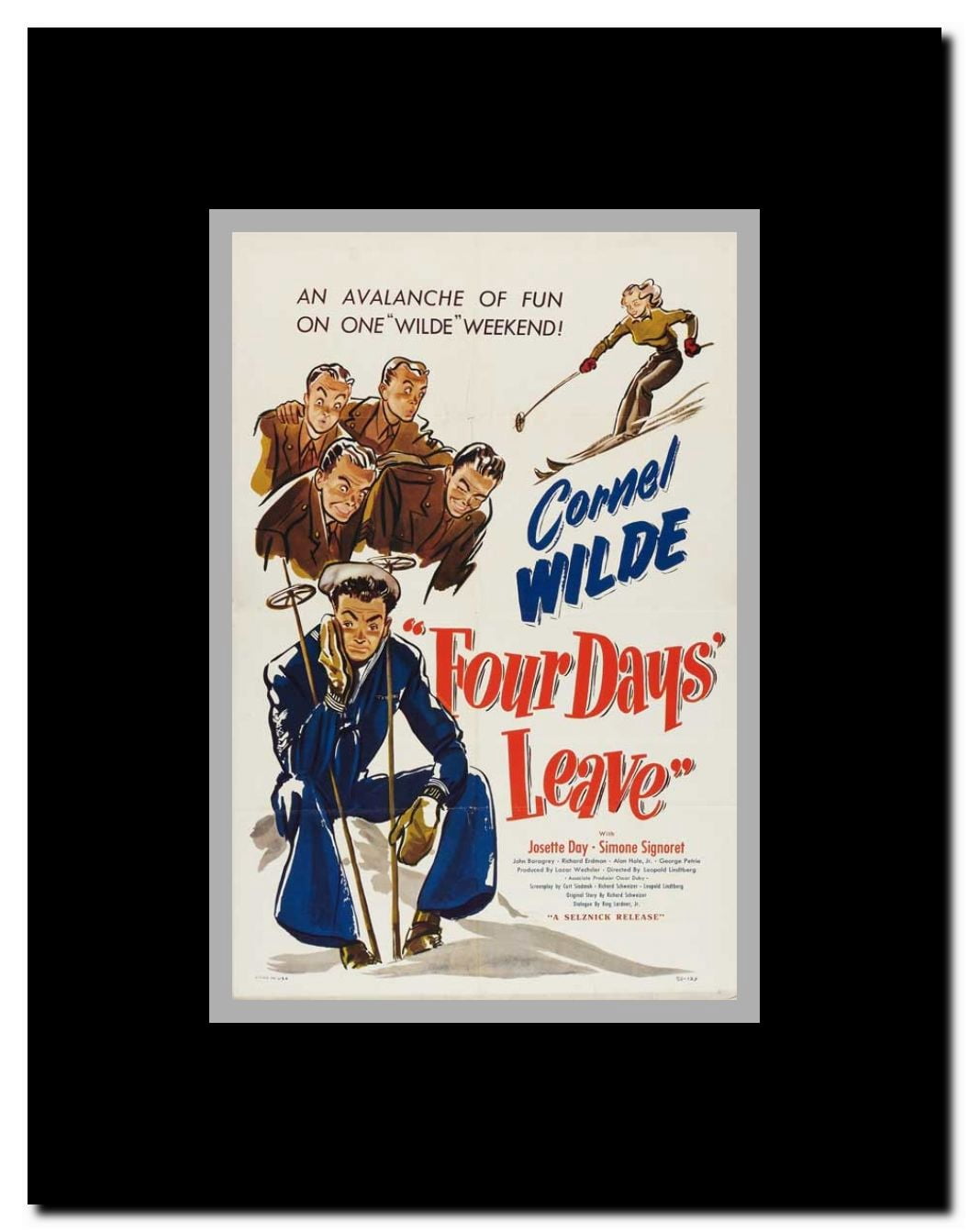 Four Days Leave Framed Movie Poster