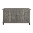 thumbnail image 1 of Four Door Tin Panel Console in Antique Grey, 1 of 10