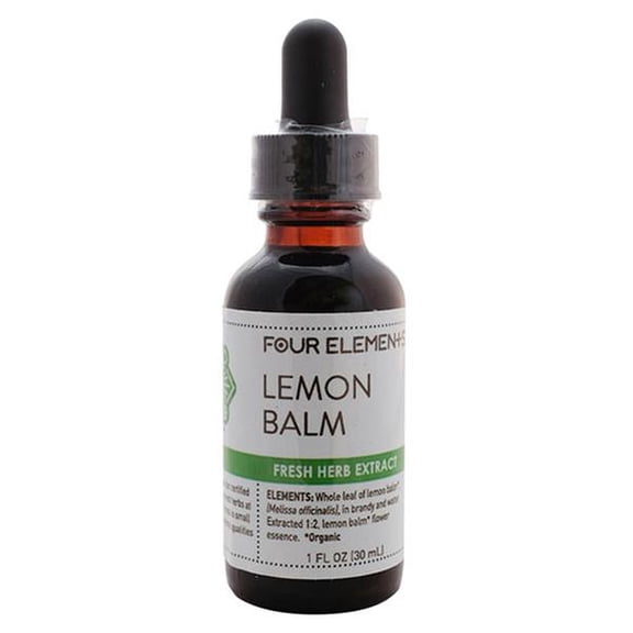 Four Elements Organic Herbals Lemon Balm Tincture 1 oz Liquid