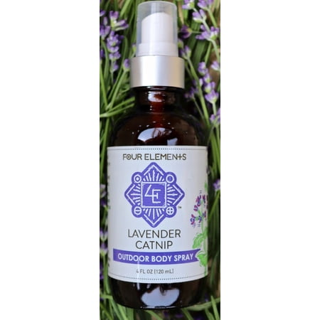 Four Elements Herbals - Insect Repellent Lavender Catnip - 4 oz.