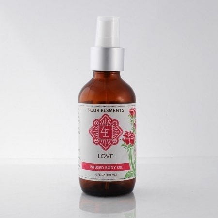 Four Elements Organic Herbals Love Body Oil 4 oz Oil