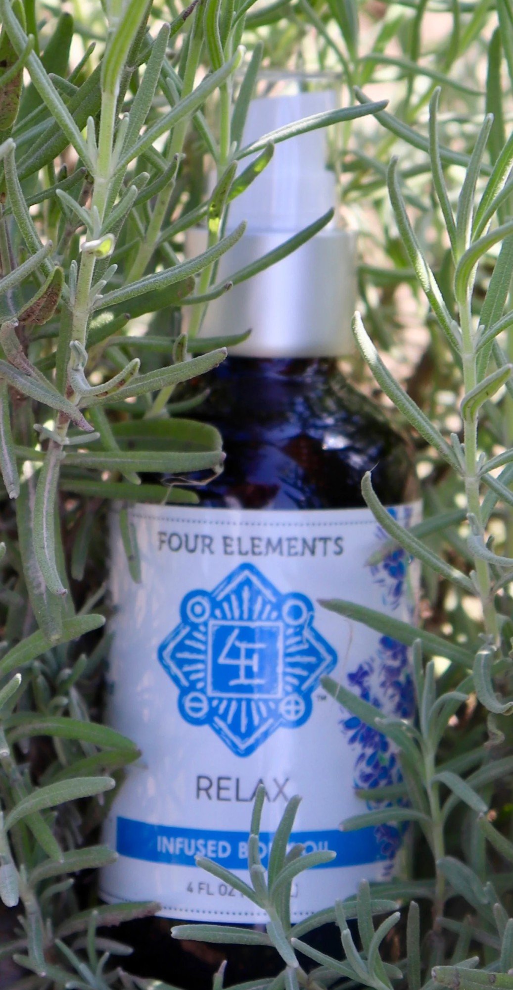 Four Elements Organic Herbals Relax Body Oil 4 oz Oil - image 1 of 2