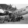 thumbnail image 1 of Four Engine Passenger Plane Of The Imperial Airways Refueling From A Shell Oil Company Mobile Fuel Tank At Semakh, 1 of 2